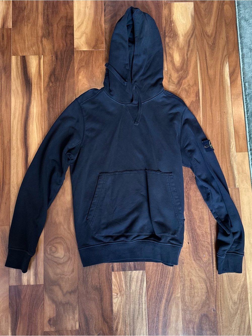 Stone Island Black Core Fleece Hoodie and Sweatpant Set